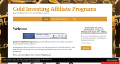 Desktop Screenshot of goldinvestingaffiliateprograms.org