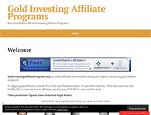 Tablet Screenshot of goldinvestingaffiliateprograms.org